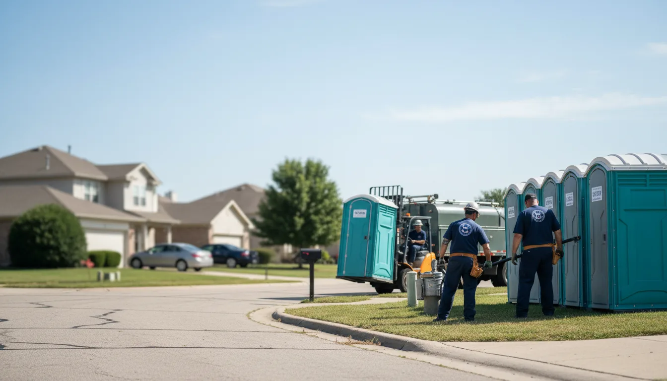 Porta Potty Rental in Caldwell, KS near me